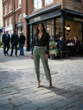 NWT Dries Van Noten Paola Trouser Pants Size 40 $595